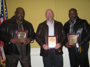 1 Million Mile Awardees - Jerry Harper, Robert Sieg, Tyrone Jordan